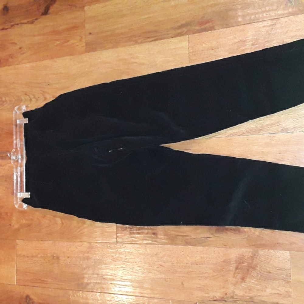 Black Dress Barn Corduroy Pants.   Elastic wraist